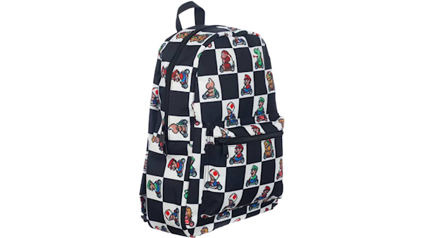Super Mario Kart Checker Sublimated Backpack Nintendo Official Site